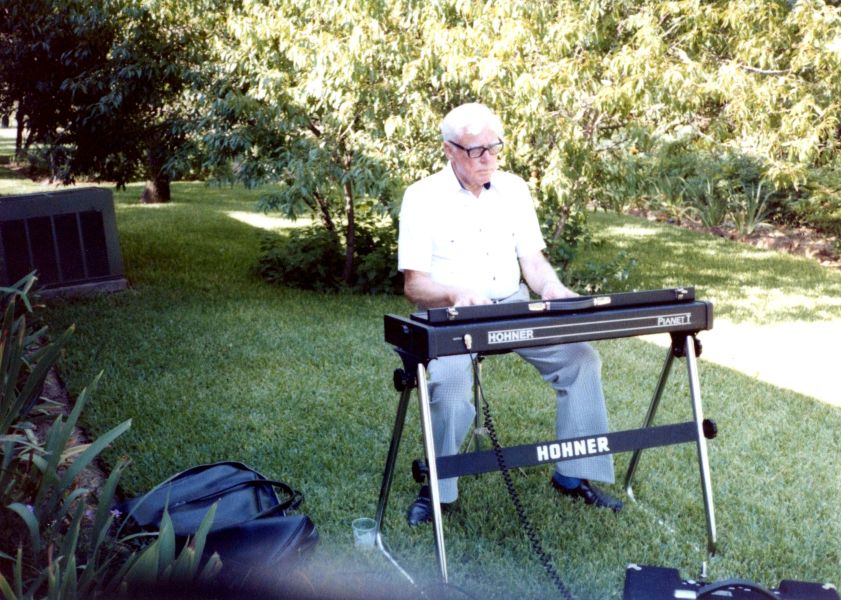 Playing at a Denton ISD picnic, June 20, 1981
